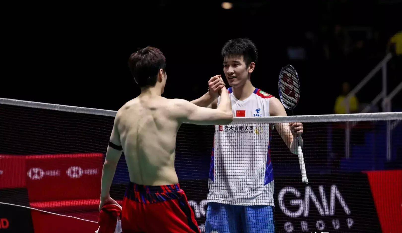 羽毛球男子双打比赛，丹麦组合夺冠